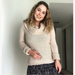 🌾 Anthropologie Cowl Neck Sweater 🌾
